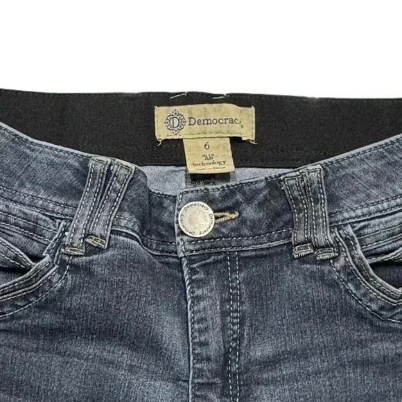 {Democracy} "Ab Technology Skinny" Mid Rise Slim Stretch Denim Jeans - Picture 5 of 7